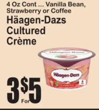 SuperFresh Häagen-Dazs Cultured Crème offer