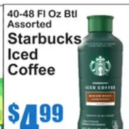 SuperFresh 40-48 FL Oz Btl Assorted Starbucks Iced Coffee offer