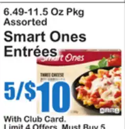 SuperFresh Smart Ones Entrées offer