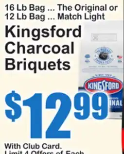 SuperFresh Kingsford Charcoal Briquets offer
