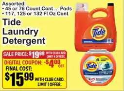SuperFresh Tide Laundry Detergent offer