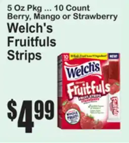 SuperFresh Welch's Fruitfuls Strips offer