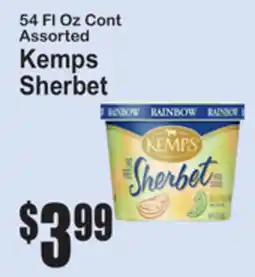 SuperFresh 54 Fl Oz Cont Assorted Kemps Sherbet offer