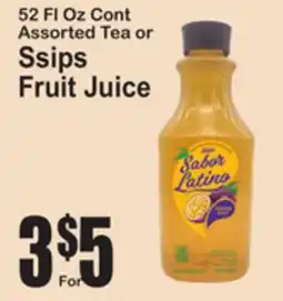 SuperFresh 52 FL Oz Cont Assorted Tea or Ssips Fruit Juice offer