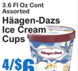 SuperFresh Assorted Häagen-Dazs Ice Cream Cups offer