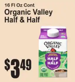 SuperFresh Organic Valley Half & Half offer