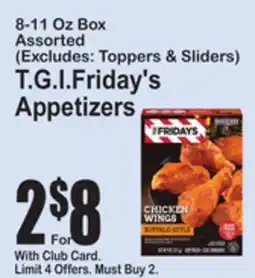 SuperFresh T.G.I.Friday's Appetizers offer