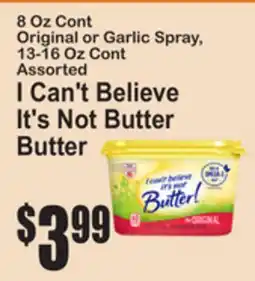 SuperFresh I Can't Believe It's Not Butter Butter offer