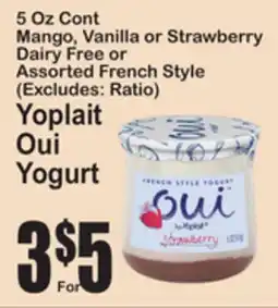 SuperFresh Yoplait Oui Yogurt offer
