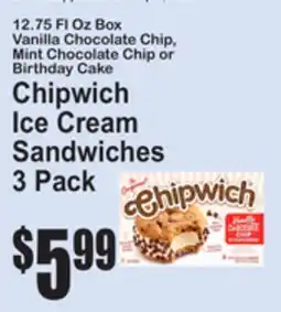 SuperFresh Chipwich Ice Cream Sandwiches offer
