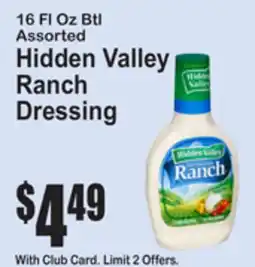 SuperFresh Hidden Valley Ranch Dressing offer