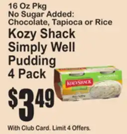 SuperFresh Kozy Shack Simply Well Pudding offer