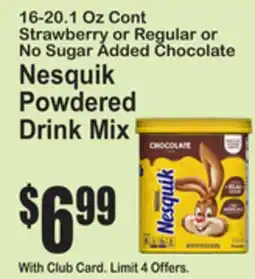 SuperFresh Nesquik Powdered Drink Mix offer