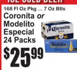 SuperFresh Coronita or Modelito Especial 24 Packs offer