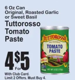 SuperFresh Tuttorosso Tomato Paste offer