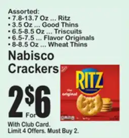 SuperFresh Nabisco Crackers offer