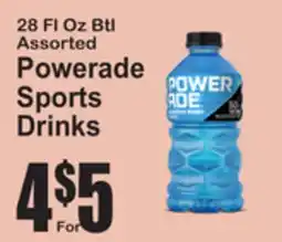 SuperFresh 28 Fl Oz Btl Assorted Powerade Sports Drinks offer