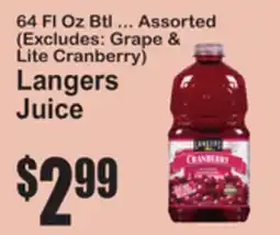 SuperFresh Langers Juice offer