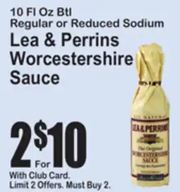 SuperFresh Lea & Perrins Worcestershire Sauce offer
