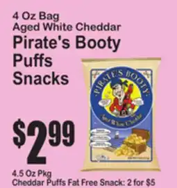 SuperFresh Pirate's Booty Puffs Snacks offer