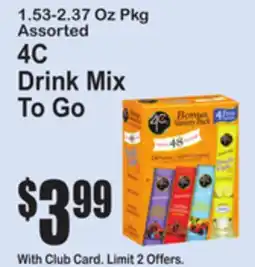 SuperFresh 4C Drink Mix To Go offer