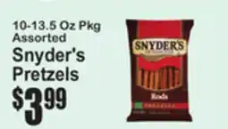 SuperFresh 10-13.5 Oz Pkg Assorted Snyder's Pretzels offer