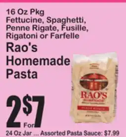 SuperFresh Rao's Homemade Pasta offer