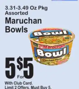 SuperFresh Maruchan Bowls offer