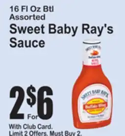 SuperFresh Sweet Baby Ray's Sauce offer