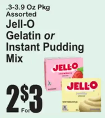 SuperFresh Assorted Jell-O Gelatin or Instant Pudding Mix offer
