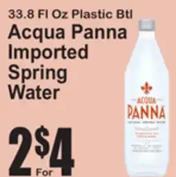 SuperFresh Acqua Panna Imported Spring Water offer