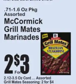 SuperFresh Assorted Grill Mates Marinades offer