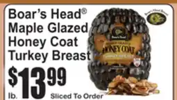 SuperFresh Boar's Head Maple Glazed Honey Coat Turkey Breast offer