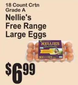 SuperFresh 18 Count Crtn Grade A Nellie's Free Range Large Eggs offer
