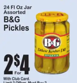 SuperFresh 24 Fl Oz Jar Assorted B&G Pickles offer