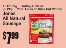 SuperFresh Jones All Natural Sausage offer
