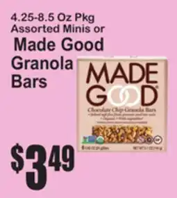 SuperFresh 4.25-8.5 Oz Pkg Assorted Minis or Made Good Granola Bars offer
