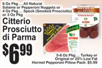 SuperFresh Citterio Prosciutto di Parma offer