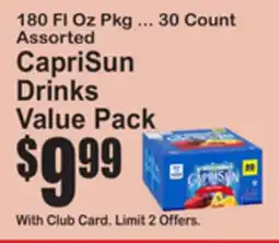 SuperFresh CapriSun Drinks Value Pack offer