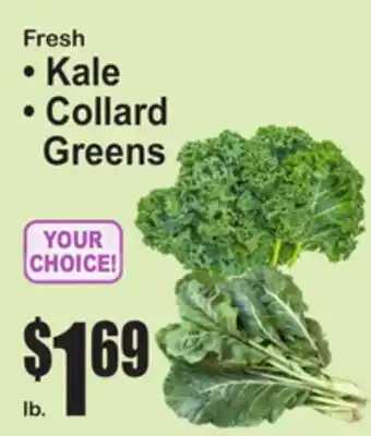 SuperFresh Fresh Kale, Collard Greens offer