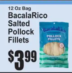 SuperFresh 12 Oz Bag BacalaRico Salted Pollock Fillets offer