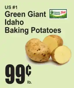 SuperFresh US #1 Green Giant Idaho Baking Potatoes offer