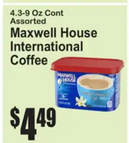 SuperFresh Maxwell House International Coffee offer
