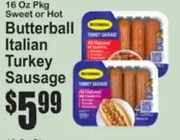 SuperFresh Butterball Italian Turkey Sausage offer