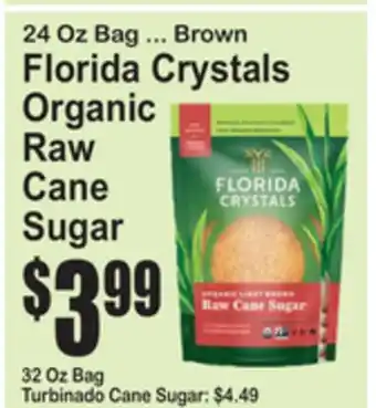 SuperFresh Florida Crystals Organic Raw Cane Sugar offer