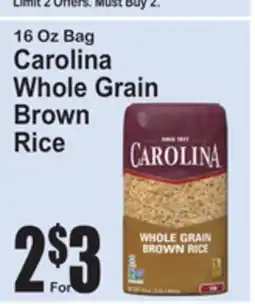 SuperFresh 16 Oz Bag Carolina Whole Grain Brown Rice offer