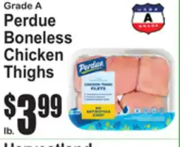 SuperFresh Perdue Boneless Chicken Thighs offer