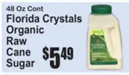 SuperFresh 48 Oz Cont Florida Crystals Organic Raw Cane Sugar offer