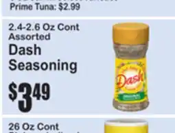 SuperFresh 2.4-2.6 Oz Cont Assorted Dash Seasoning offer