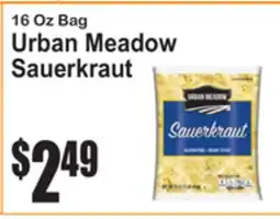 SuperFresh 16 Oz Bag Urban Meadow Sauerkraut offer